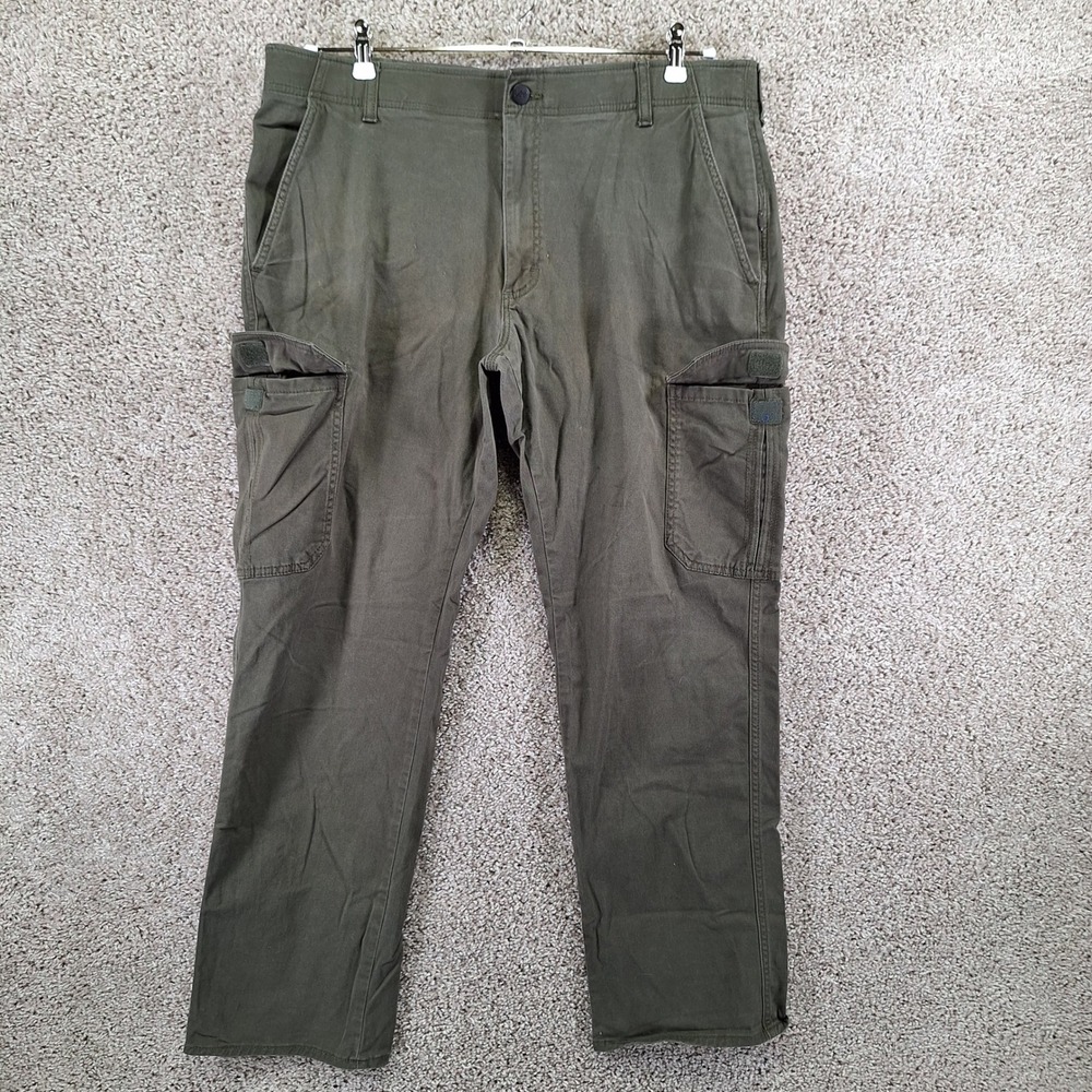 Lee Cargo Pants Mens 38x32 (Fits 38x30) Olive Extreme Motion Regular Straight